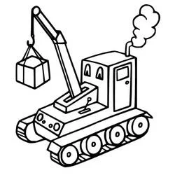 Crane coloring page #187882 to print and color
