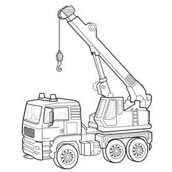 Crane coloring page #187884 to print and color