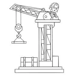 Crane coloring page #187885 to print and color
