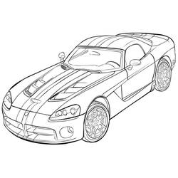 Ferrari - Free printable coloring pages