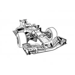 Formula 1 - Free printable coloring pages