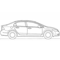 Honda - Free printable coloring pages