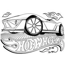 Hot Wheels - Free printable coloring pages