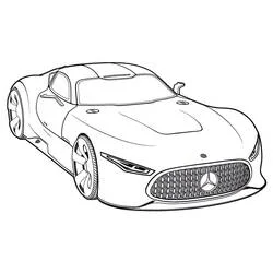 Mercedes coloring page #187449 to print and color