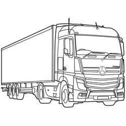 Mercedes - Free printable coloring pages