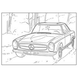Mercedes coloring page #187459 to print and color