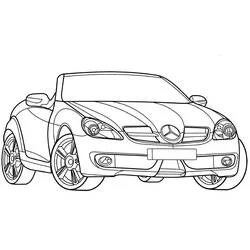 Mercedes coloring page #187474 to print and color