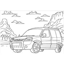 Peugeot - Free printable coloring pages