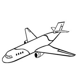 Plane - Free printable coloring pages