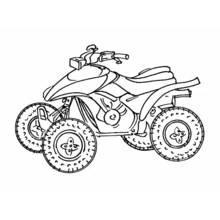 Quad / ATV - Free printable coloring pages
