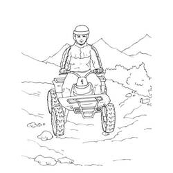 Quad / ATV coloring page #179371 to print and color