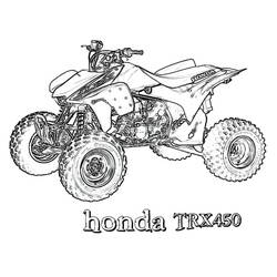 Quad / ATV coloring page #179372 to print and color