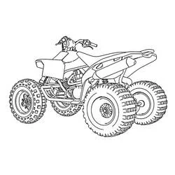 Quad / ATV coloring page #179374 to print and color