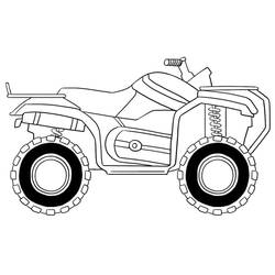 Quad / ATV coloring page #179378 to print and color