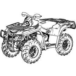 Quad / ATV coloring page #179381 to print and color