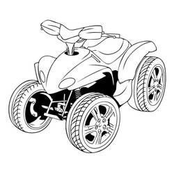 Quad / ATV coloring page #179382 to print and color