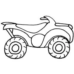 Quad / ATV coloring page #179385 to print and color