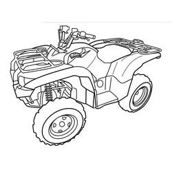 Quad / ATV coloring page #179393 to print and color