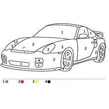 Race car - Free printable coloring pages