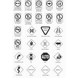 Road sign - Free printable coloring pages