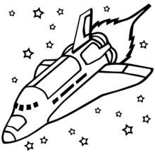 Rocket - Free printable coloring pages