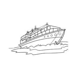 Ships and Boats - Free printable coloring pages
