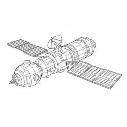 Spacecraft - Free printable coloring pages