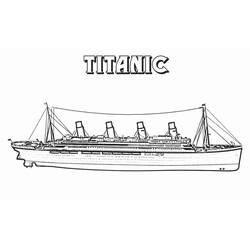 Titanic - Free printable coloring pages
