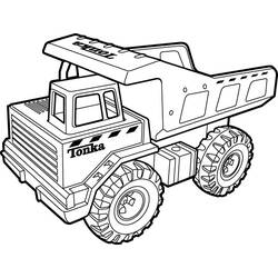 Tonka - Free printable coloring pages