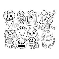 Animal Crossing - Free printable coloring pages