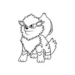 Arcanine - Free printable coloring pages