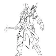 Assassin's Creed - Free printable coloring pages