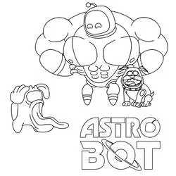 Astro Bot - Free printable coloring pages