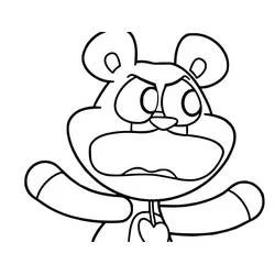 Bobby BearHug - Free printable coloring pages