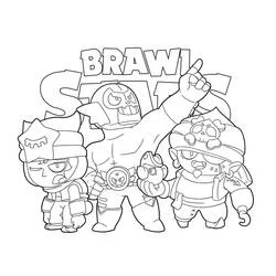 Brawl Stars - Free printable coloring pages