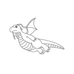 Dragonite - Free printable coloring pages