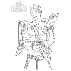 Fortnite coloring page #170142 to print and color