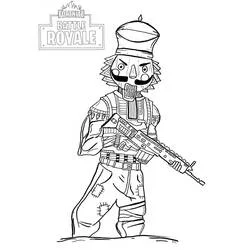 Fortnite coloring page #173603 to print and color