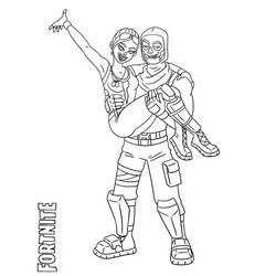 Fortnite coloring page #173648 to print and color