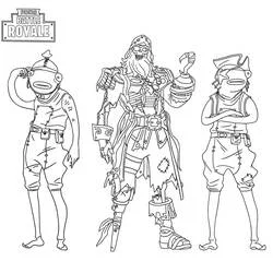 Fortnite coloring page #173649 to print and color
