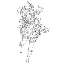 Genshin Impact - Free printable coloring pages