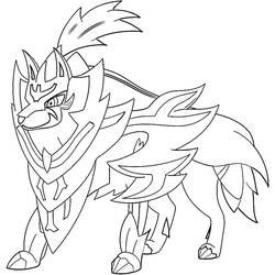 Legendary Pokemon - Free printable coloring pages