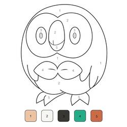Magic Pokemon - Free printable coloring pages