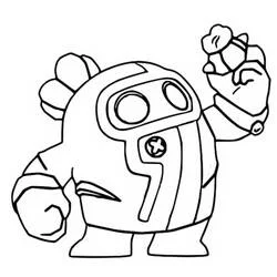 Spike Brawl Stars - Free printable coloring pages