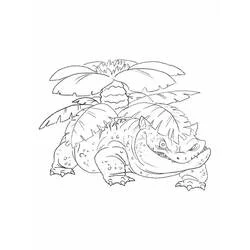 Venusaur - Free printable coloring pages