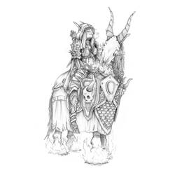 Warcraft - Free printable coloring pages
